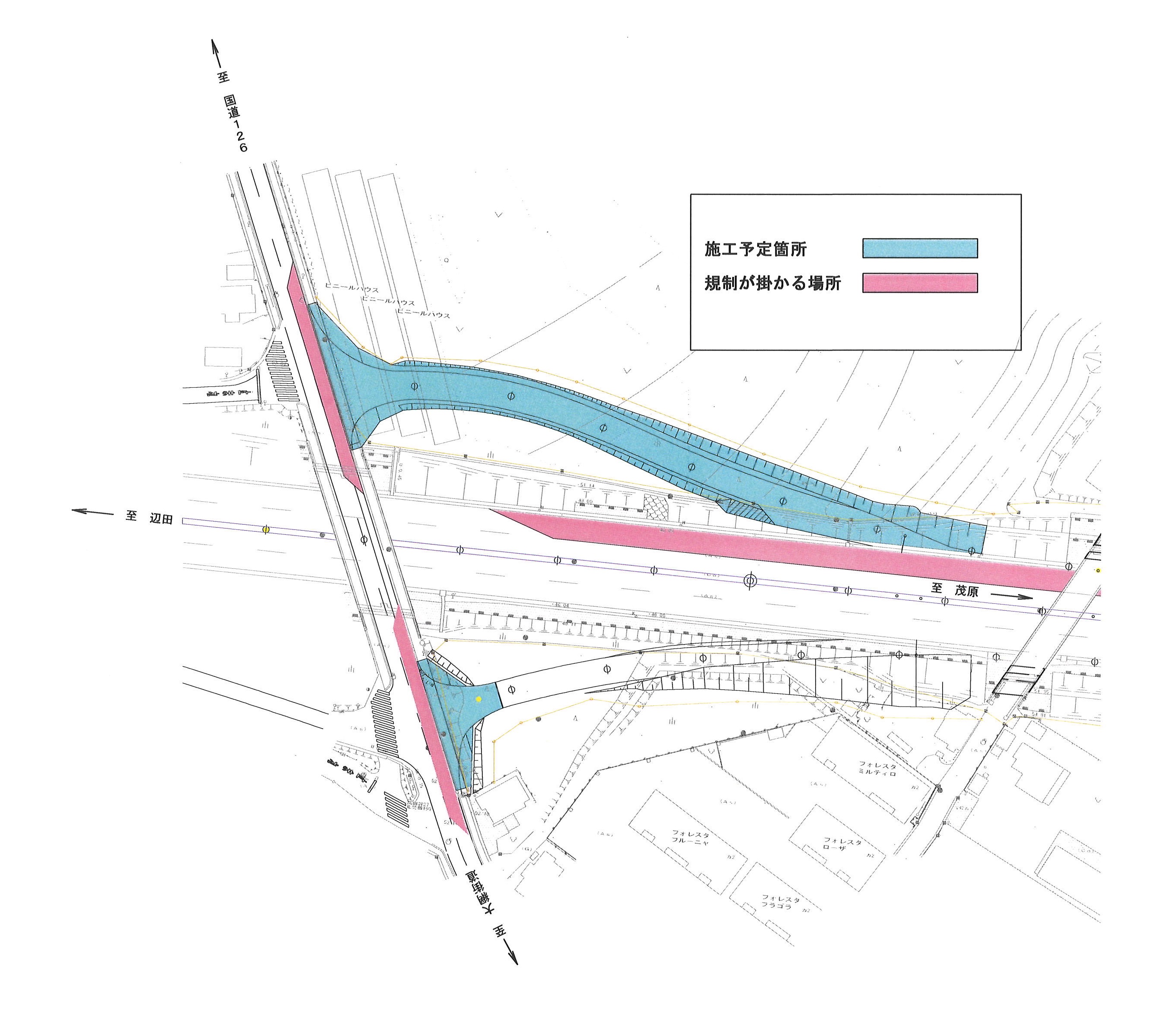 施工予定箇所図1